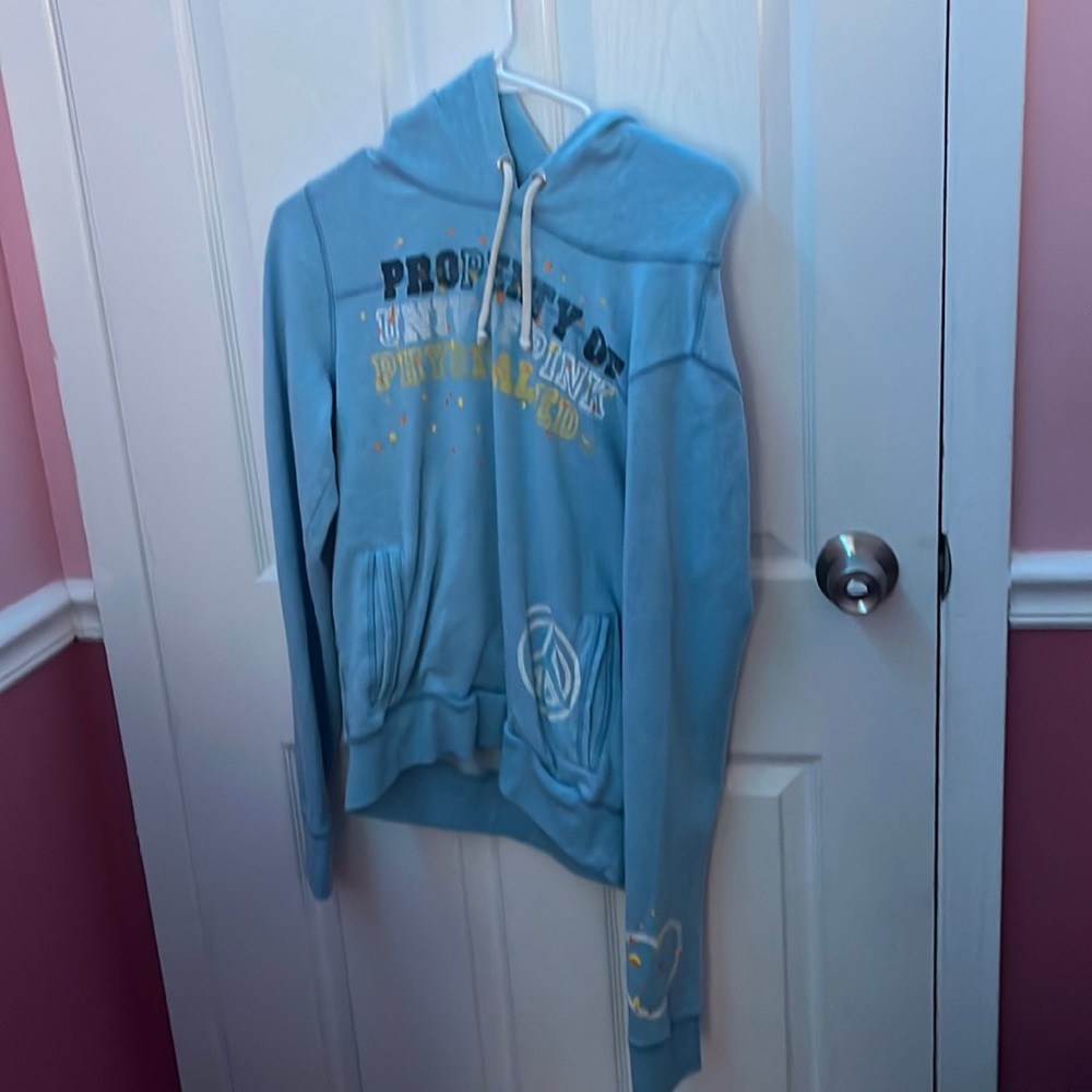 Blue PINK hoodie